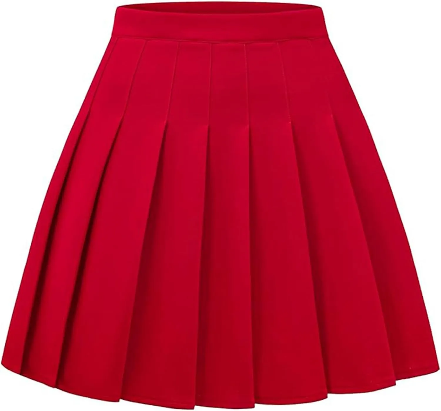 Belly Dance Skirt Women's Fashion Casual Solid Color All Short Pleated Skirt Skirt Board Lighting