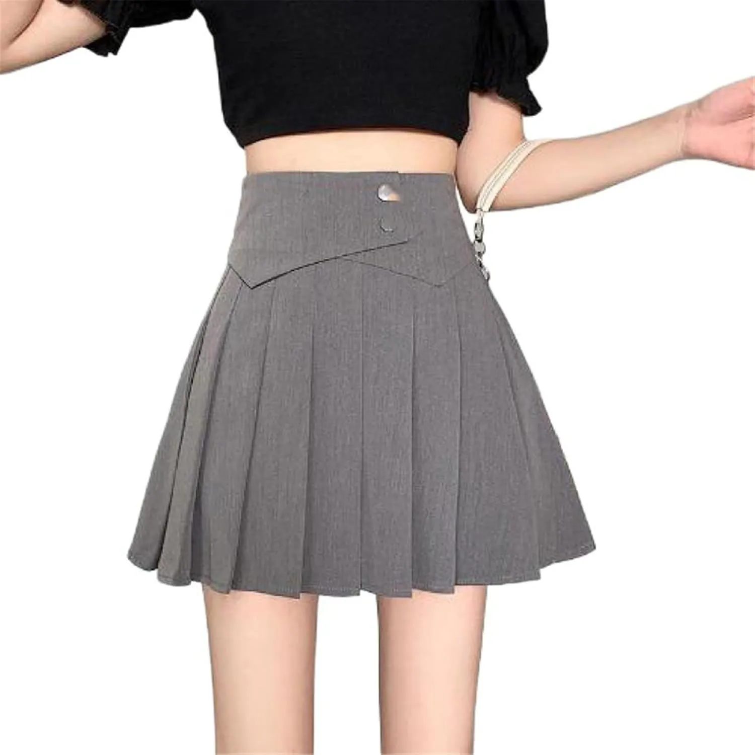 Belted Velvet Midi Skirt for Women, Autumn Winter Holiday Party