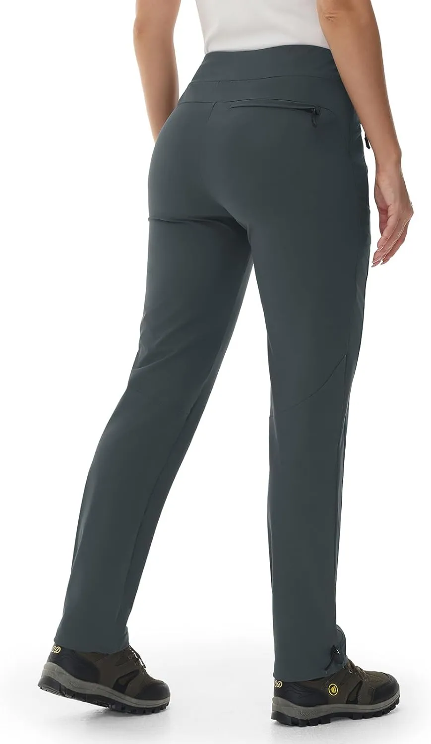 BGOWATU Women's Hiking Pants Lightweight Quick Dry Casual Joggers with Zipper Pockets Athletic Water Resistant Outdoor