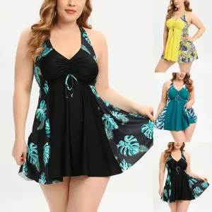 Big Flower Tankini Set for Women - Stylish Summer Swimsuit