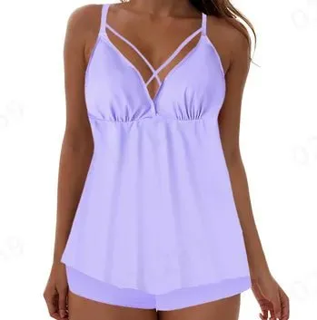 Big Flower Tankini Set for Women - Stylish Summer Swimsuit