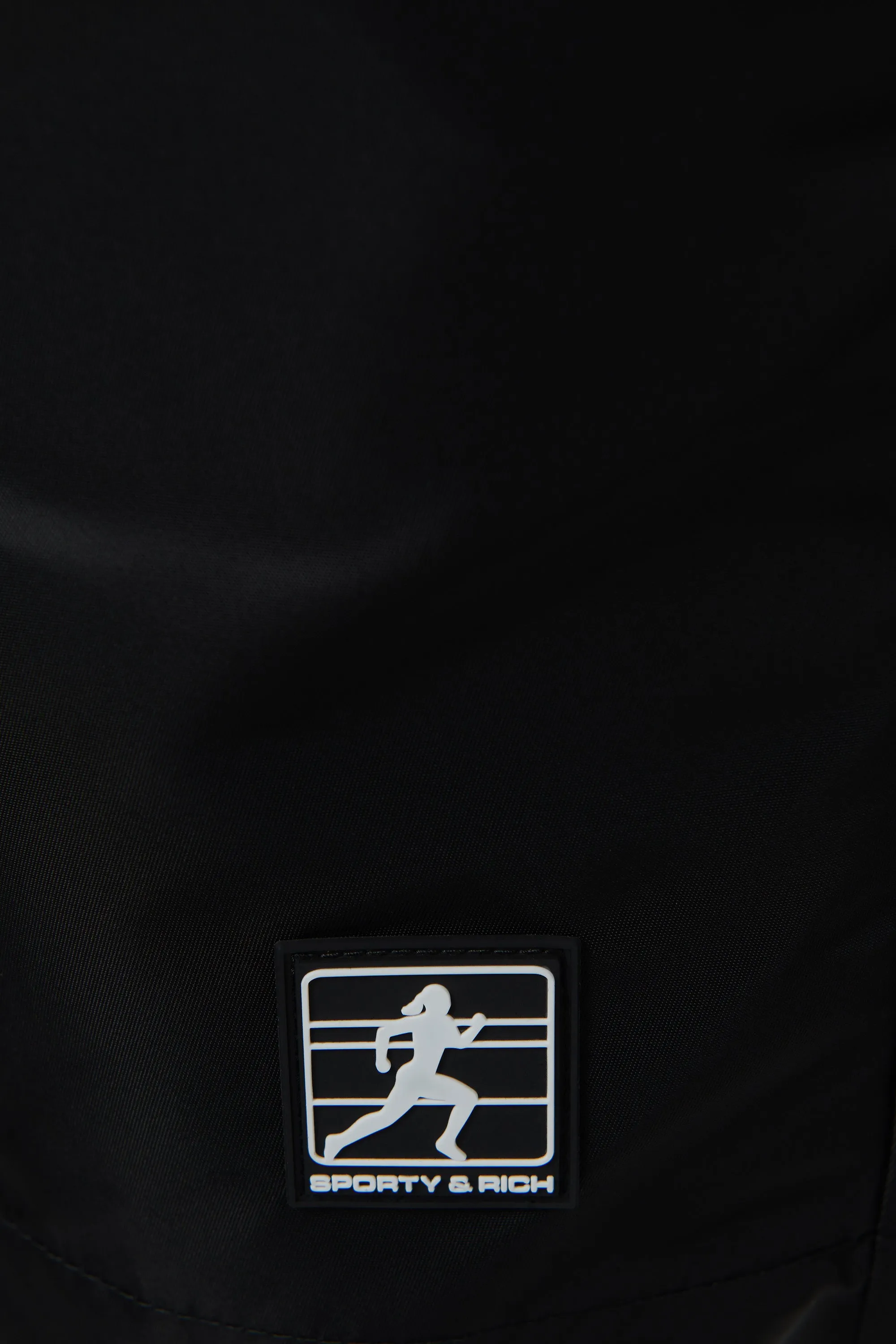 Black Running Woman Nylon Shorts