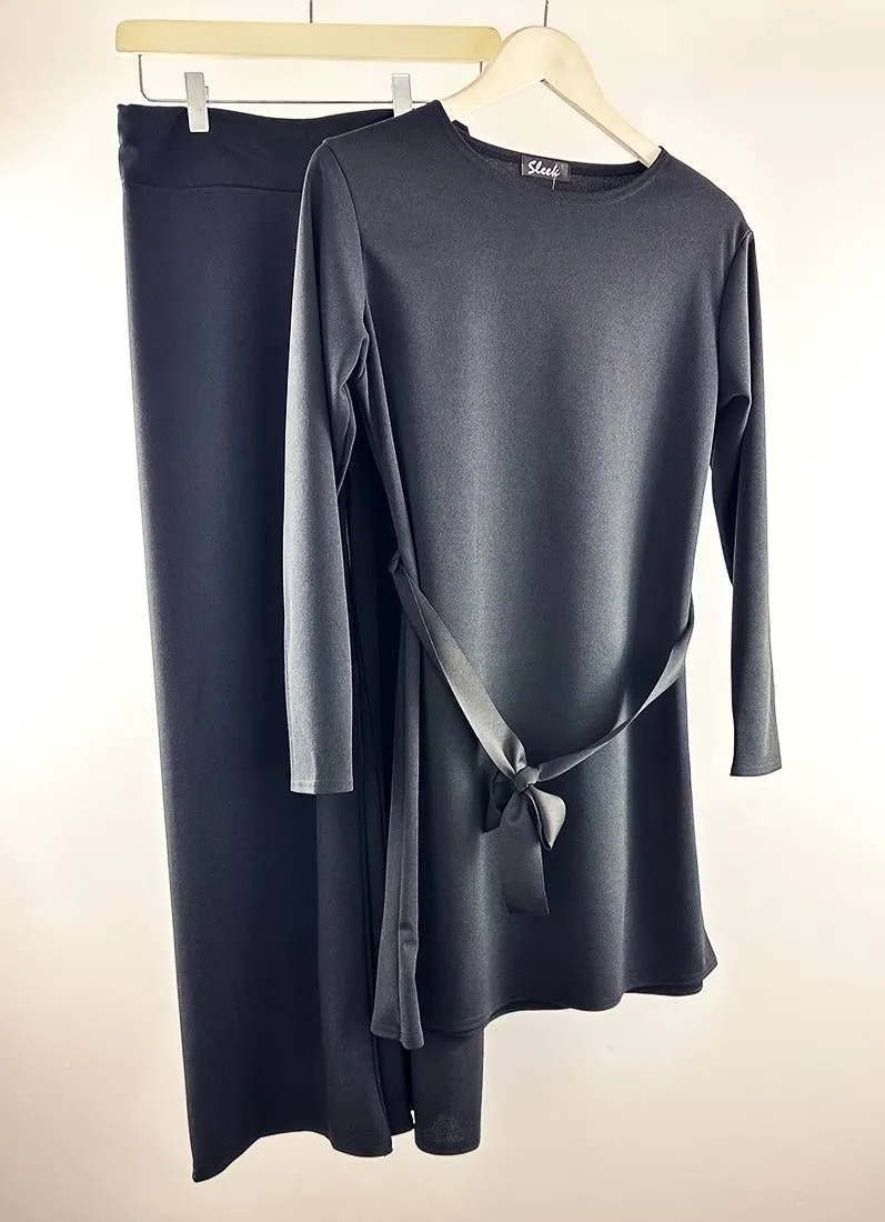 Black Trouser and Top Co-Ord Set