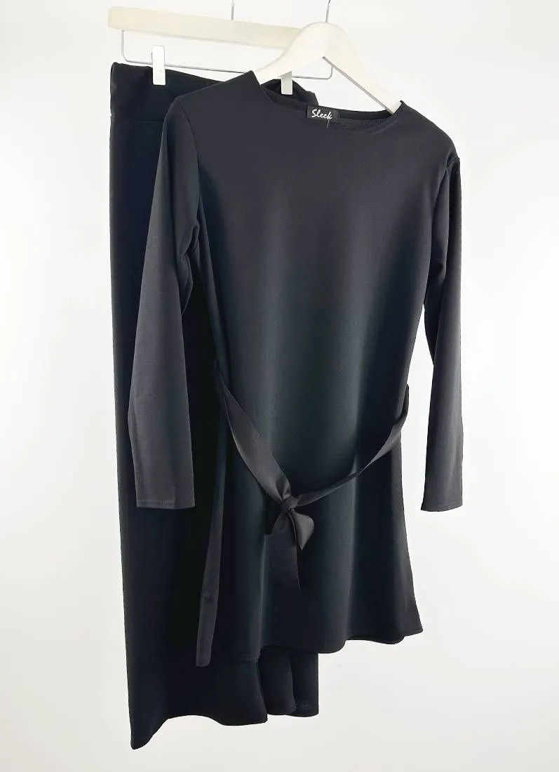 Black Trouser and Top Co-Ord Set