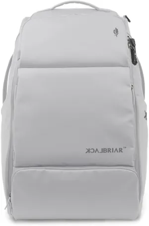 BLACKBRIAR Travel Backpack- 65L Water Resistant Anti-Theft Bag- Airline Carry-On Laptop Computer Backpack Ashygray
