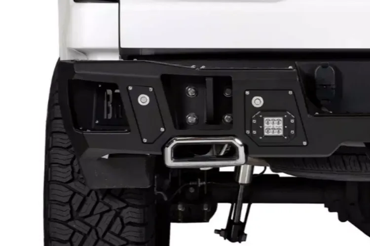 Bodyguard DFC19ANLT GMC Sierra 1500 2019-2022 A2 Rear Bumper No Sensor Light Cutouts