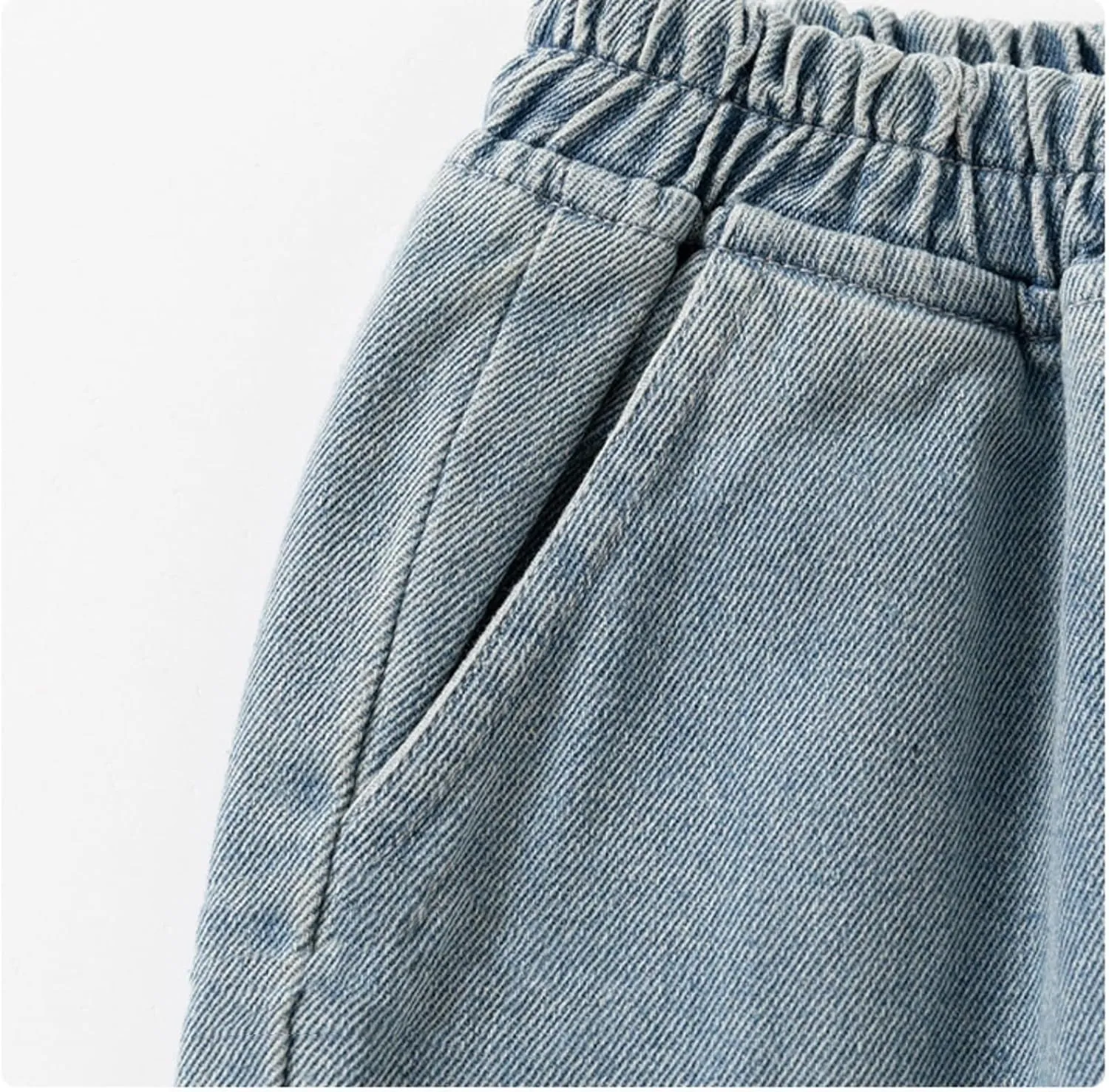Boys and Toddlers' Pull on Cargo Pants Elastic Waisted Baggy Jeans Cargo Jeans Harem Pants Baby Sweatpants Joggers
