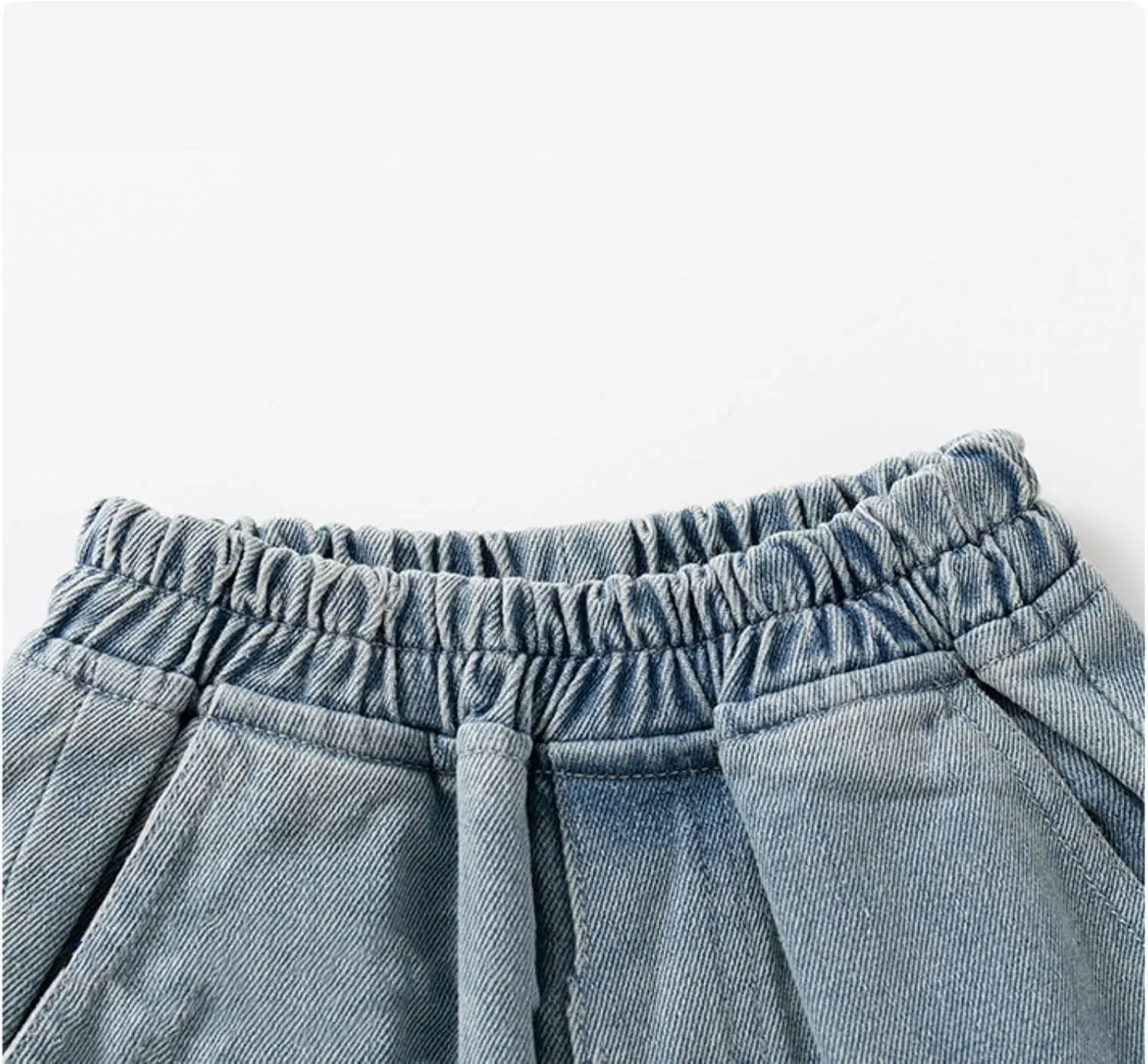 Boys and Toddlers' Pull on Cargo Pants Elastic Waisted Baggy Jeans Cargo Jeans Harem Pants Baby Sweatpants Joggers