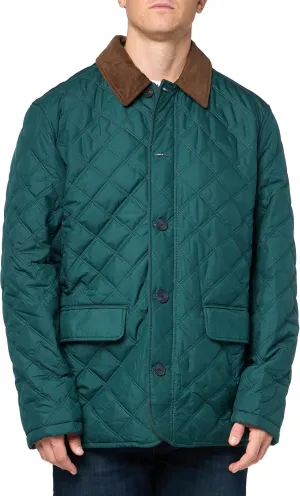 Brooks Brothers Men's Diamond Quilted Walking Coat