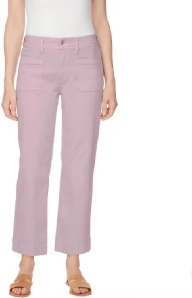 Buffalo David Bitton Ladies' High-Rise Brigette Soft Stretch Crop Pant (US, Numeric, 10, Regular, Regular, Soft Lilac)