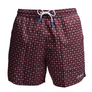 BURGUNDY SWIM SHORTS