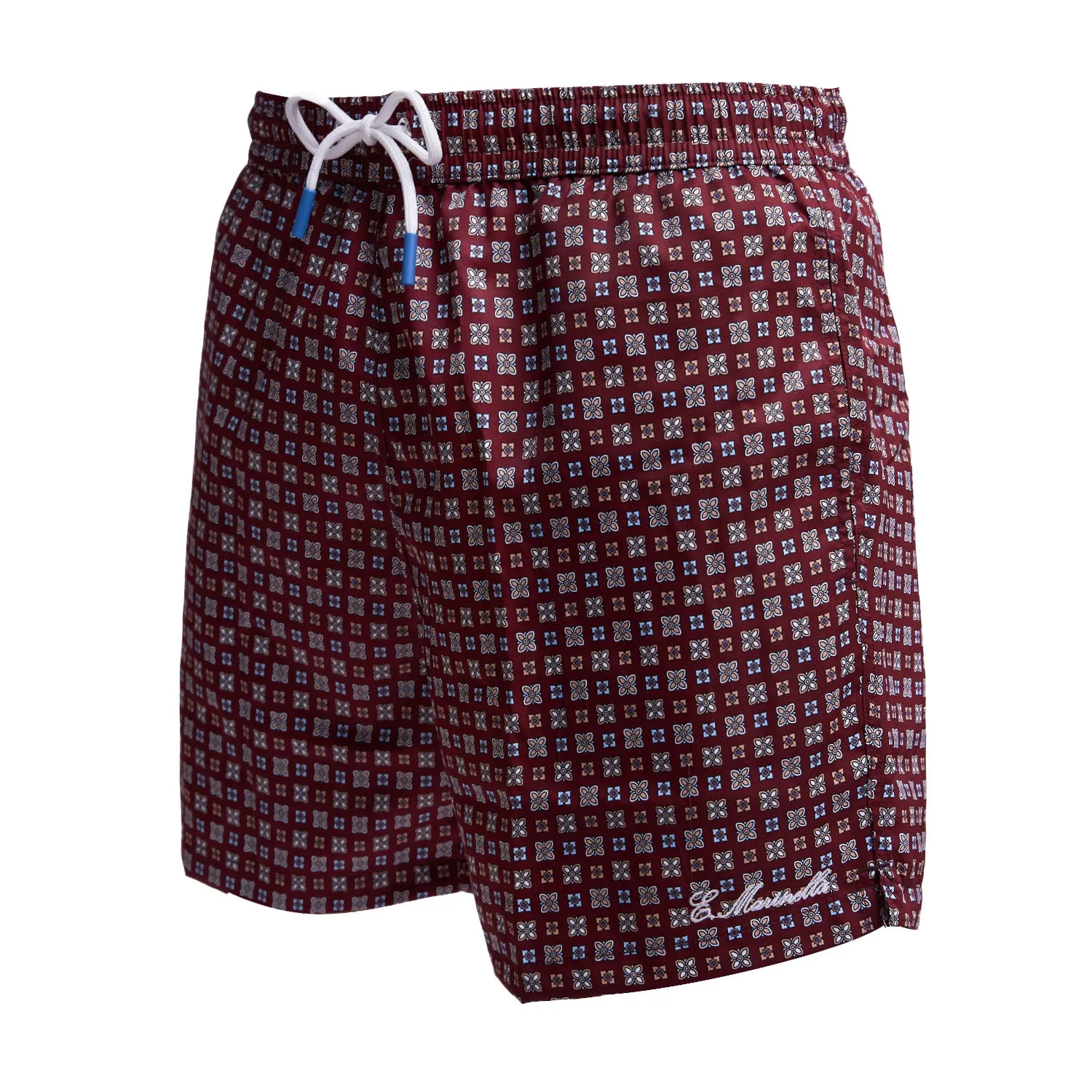 BURGUNDY SWIM SHORTS