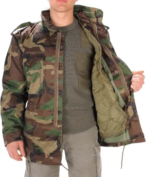 CamoOutdoor Men's M65 Woodland Field Jacket