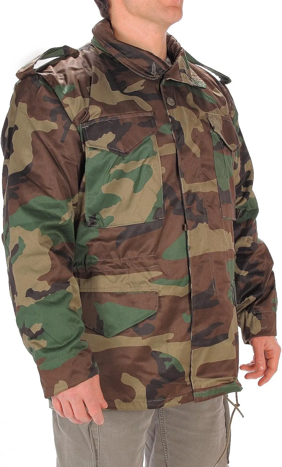 CamoOutdoor Men's M65 Woodland Field Jacket