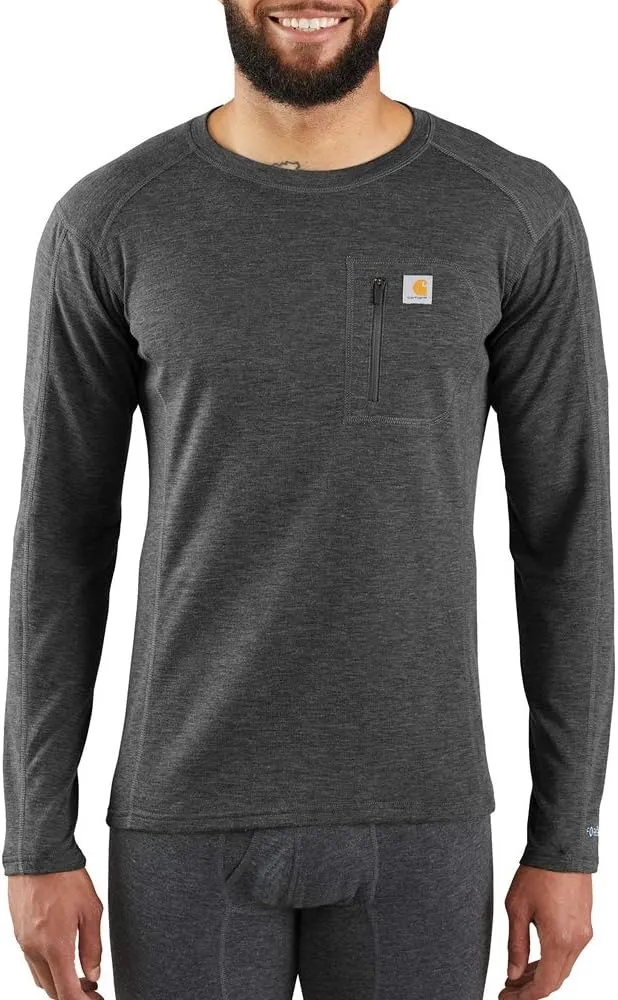 Carhartt Men's Force Heavyweight Thermal Base Layer Long Sleeve Pocket Shirt