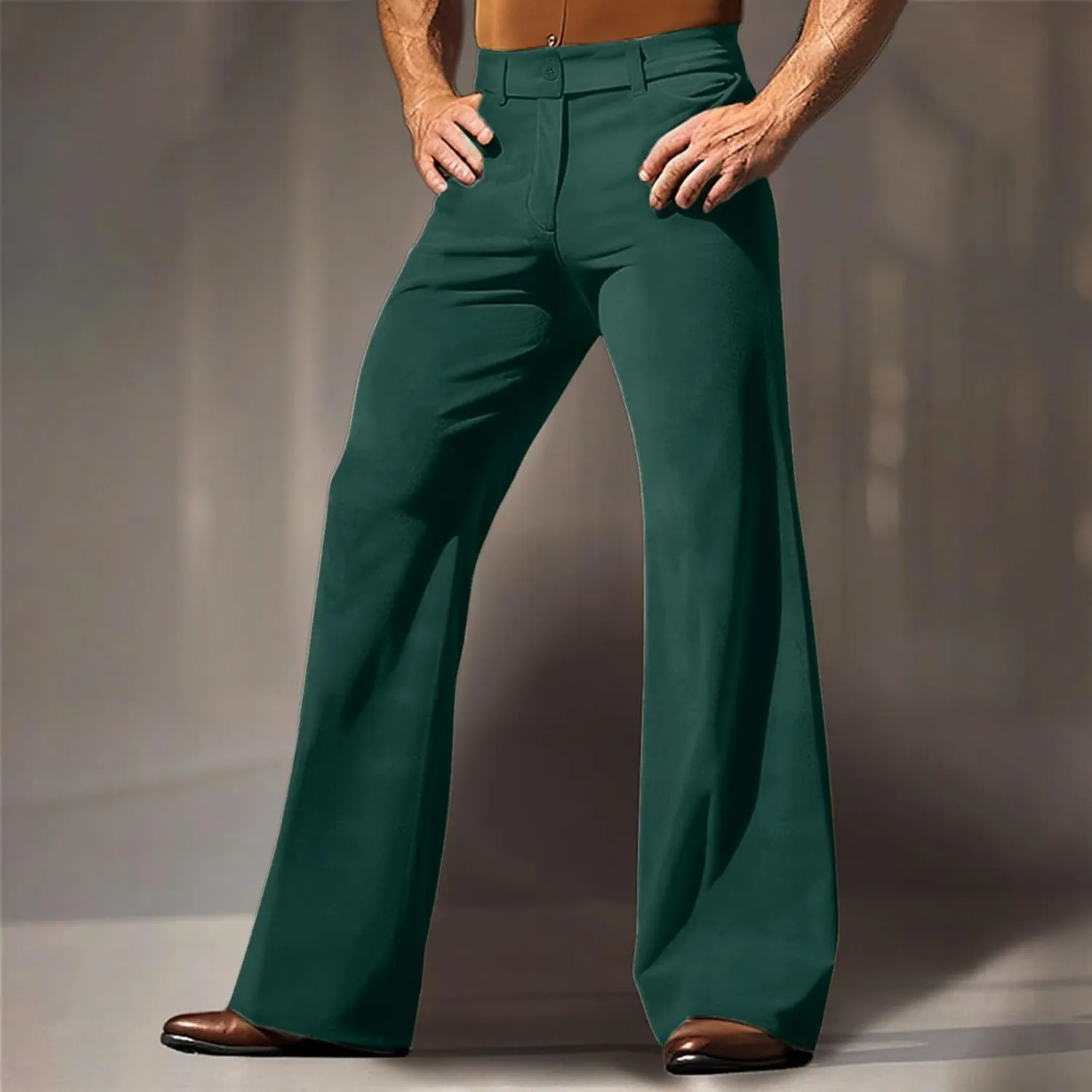 Casual Pants for Men Elastic Waist Athletic-Fit Outfits Work Joggers Summer Stylish Outdoor Trousers