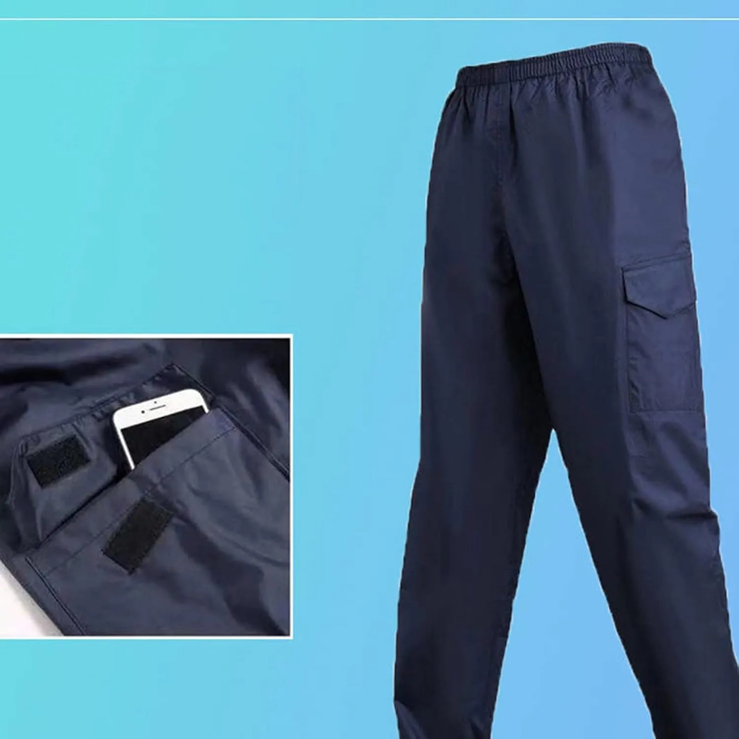 Casual Pants for Men Straight-Fit Breathable Pants with Pockets Summer Classic Street Fashion Outfits