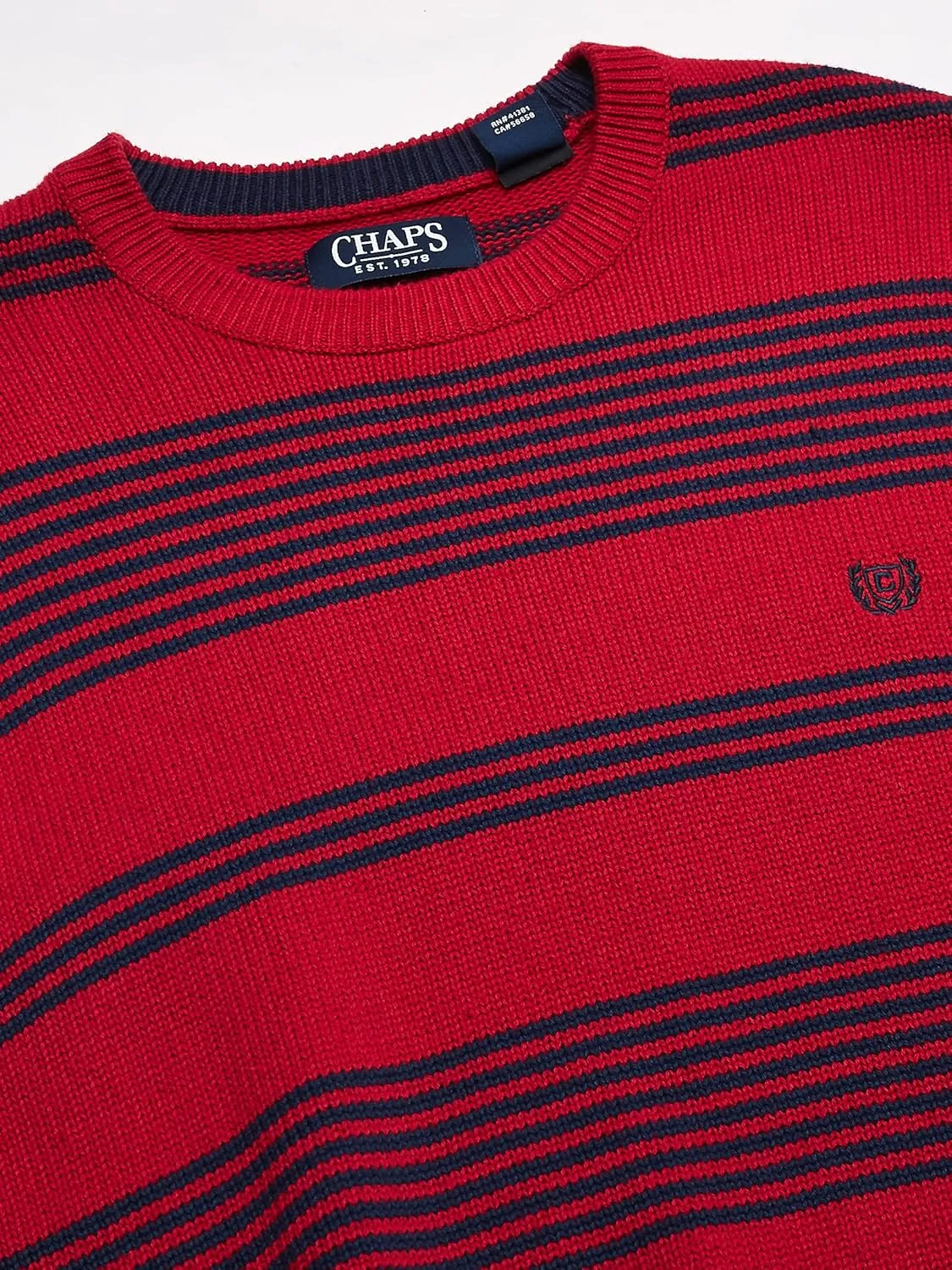 Chaps Men's Classic Fit Cotton Crewneck Sweater