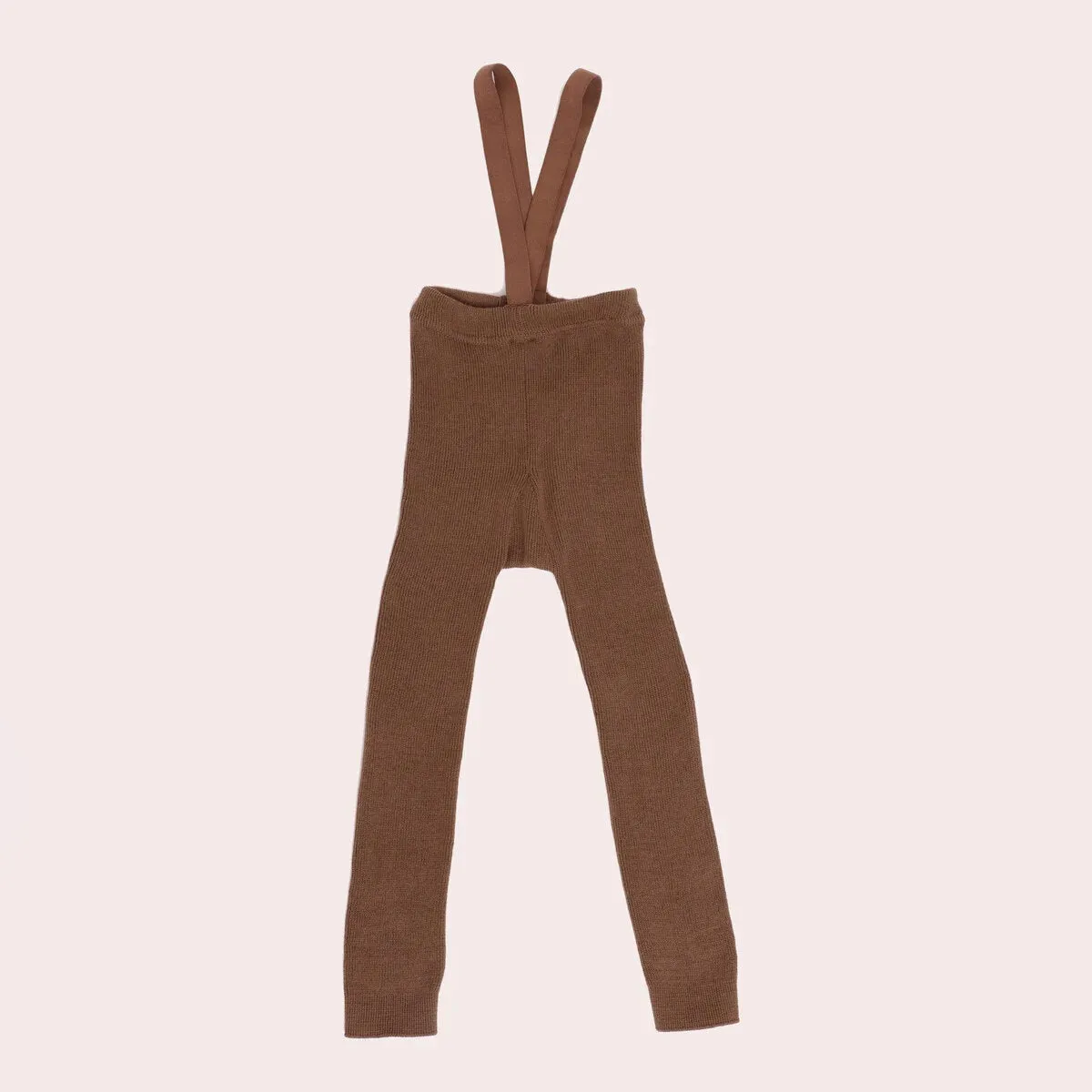 Chocolate tights with straps