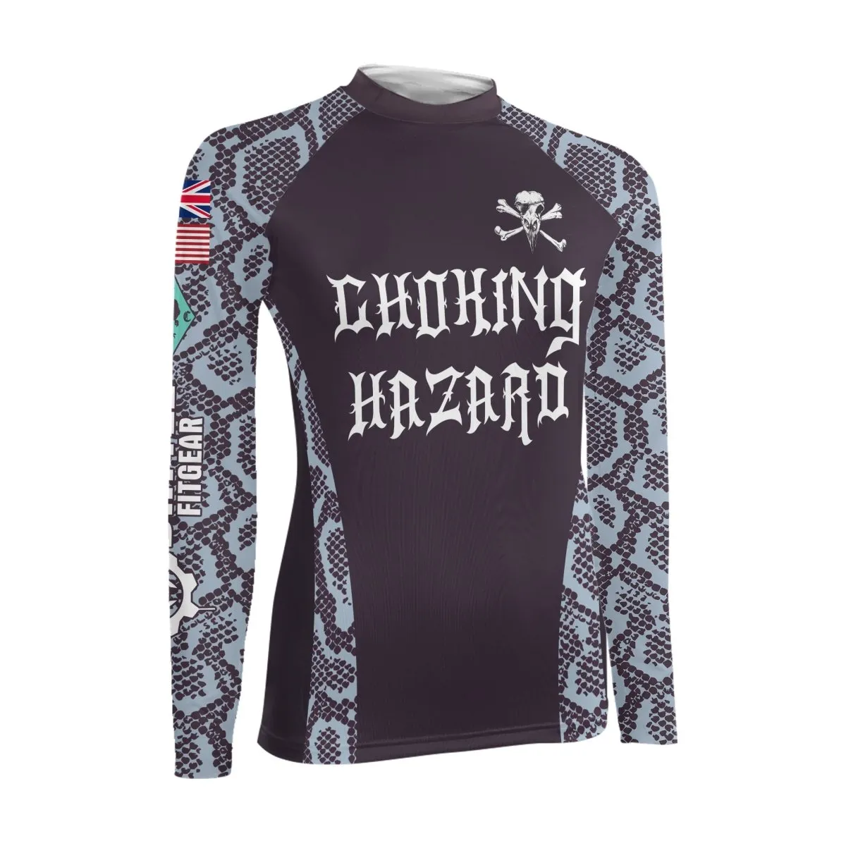 Choking Hazard Women's Long Sleeve Rash Guard