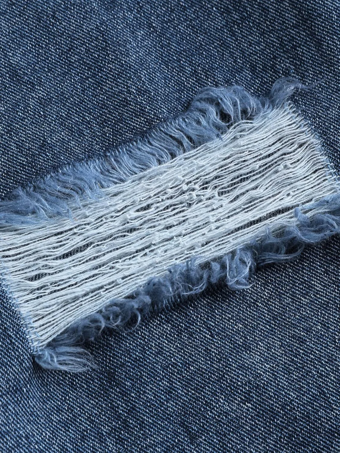 CIDER Denim Basic Ripped Jeans