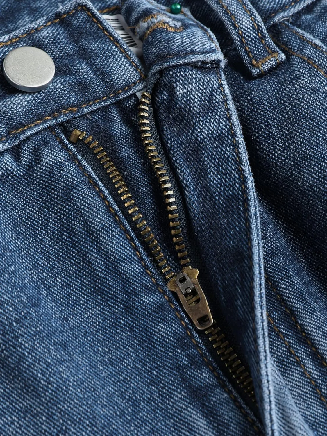 CIDER Denim Basic Ripped Jeans