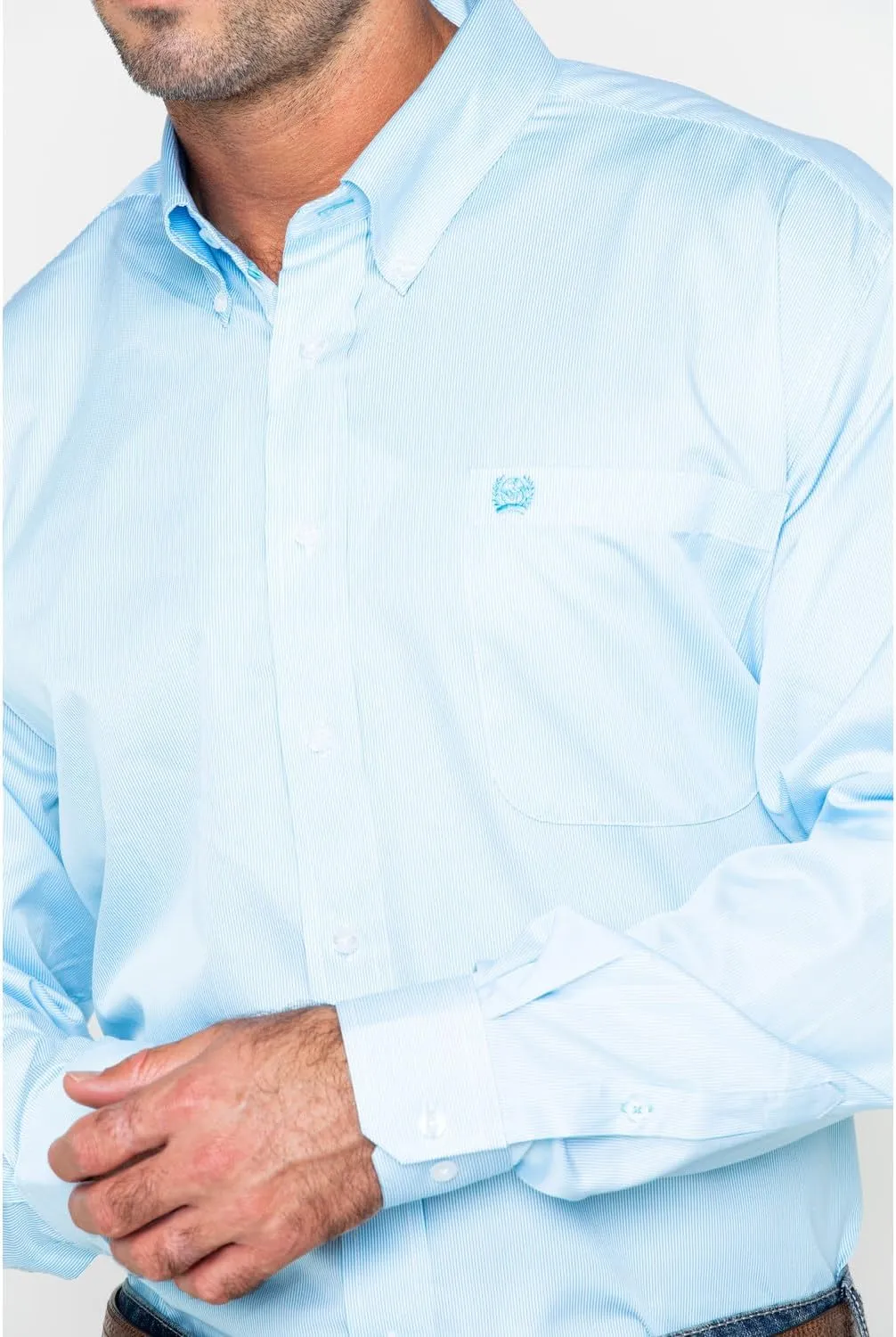Cinch Men's Tencel Classic Fit Long Sleeve Shirt