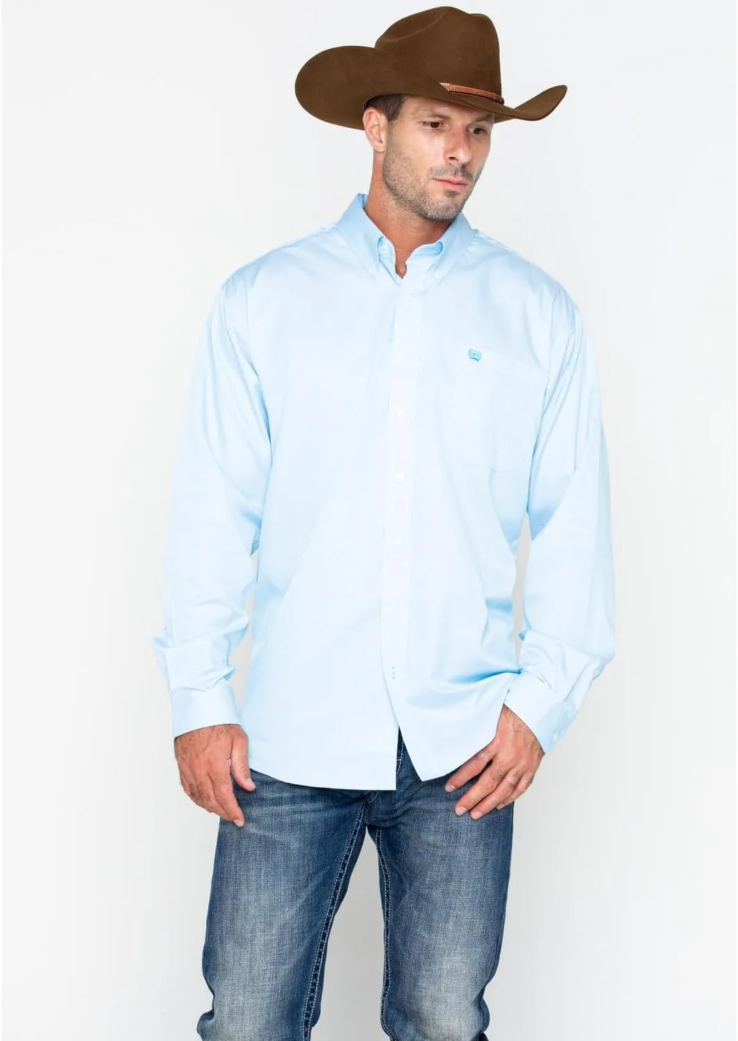 Cinch Men's Tencel Classic Fit Long Sleeve Shirt