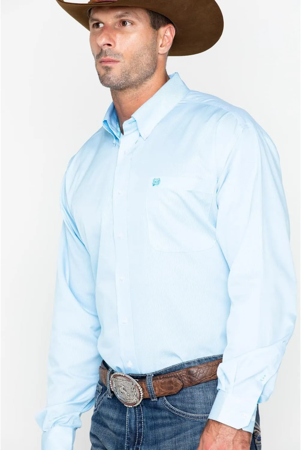 Cinch Men's Tencel Classic Fit Long Sleeve Shirt