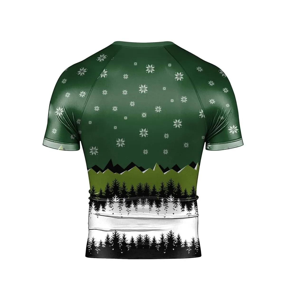 Clinch Santa Clause Short Sleeve Rash Guard