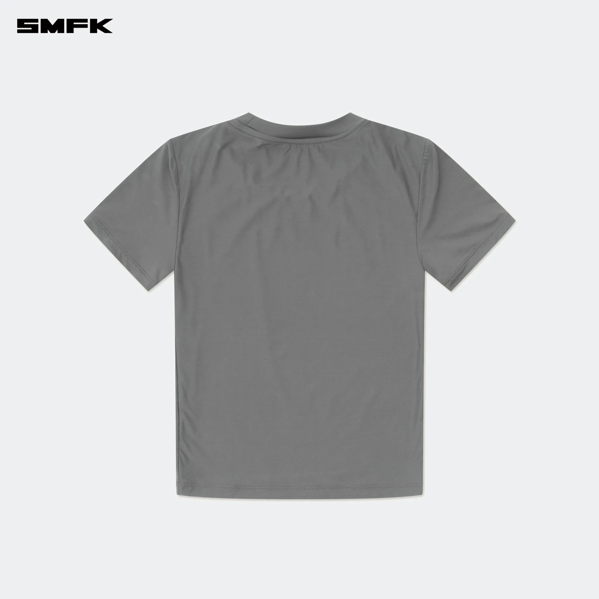 Compass Hug Skin-Tight Fitting Tee Dark Gray