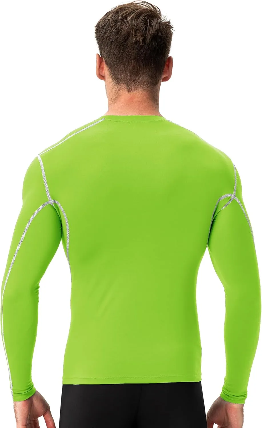 Compression Shirt for Men Workout Long Sleeve T Shirts Athletic Dry Fit Muscle Tops Base Layer for Basketball Gym