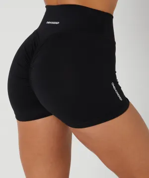 Core Scrunch True Booty Shorts Black
