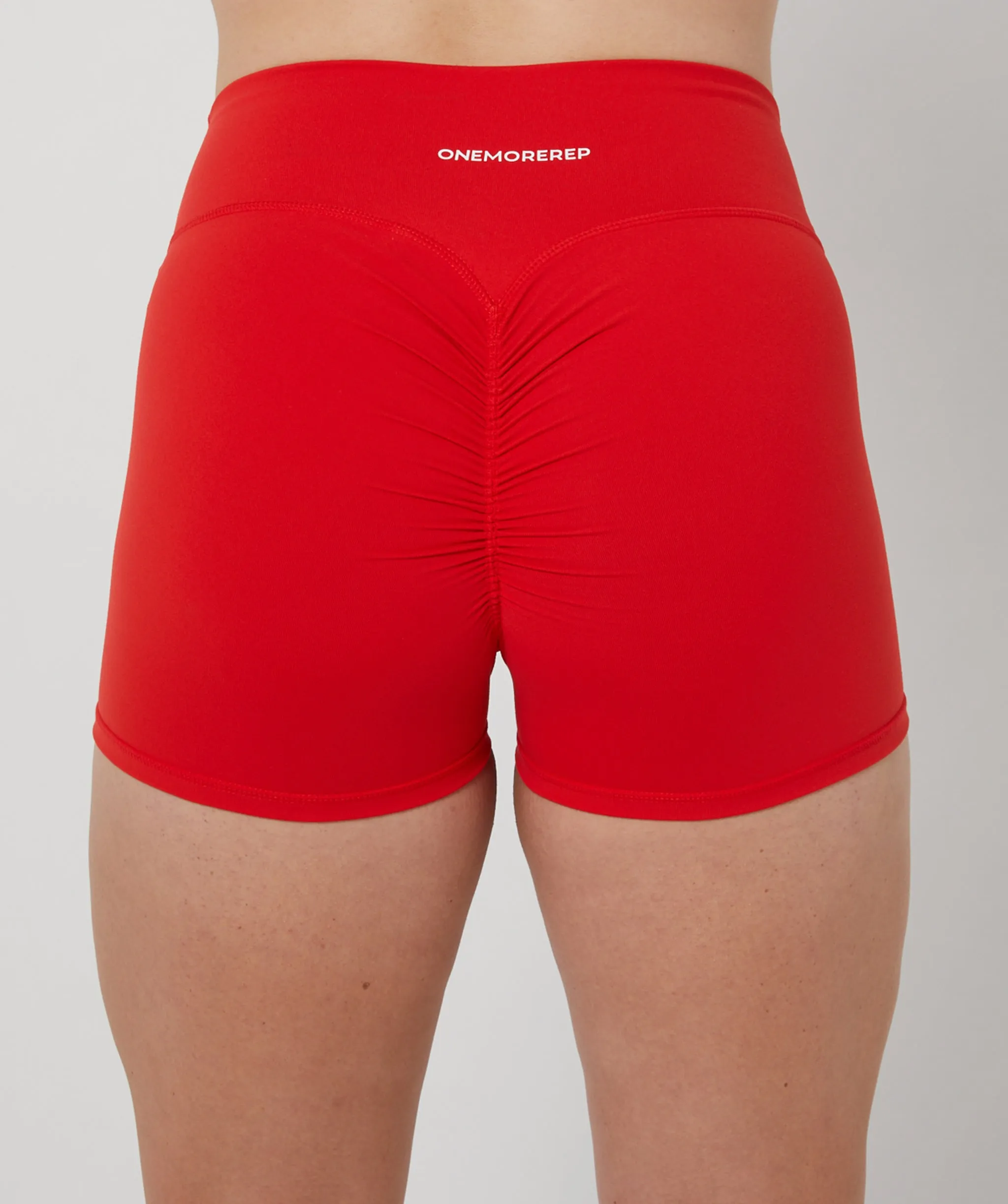 Core Scrunch True Booty Shorts Crimson