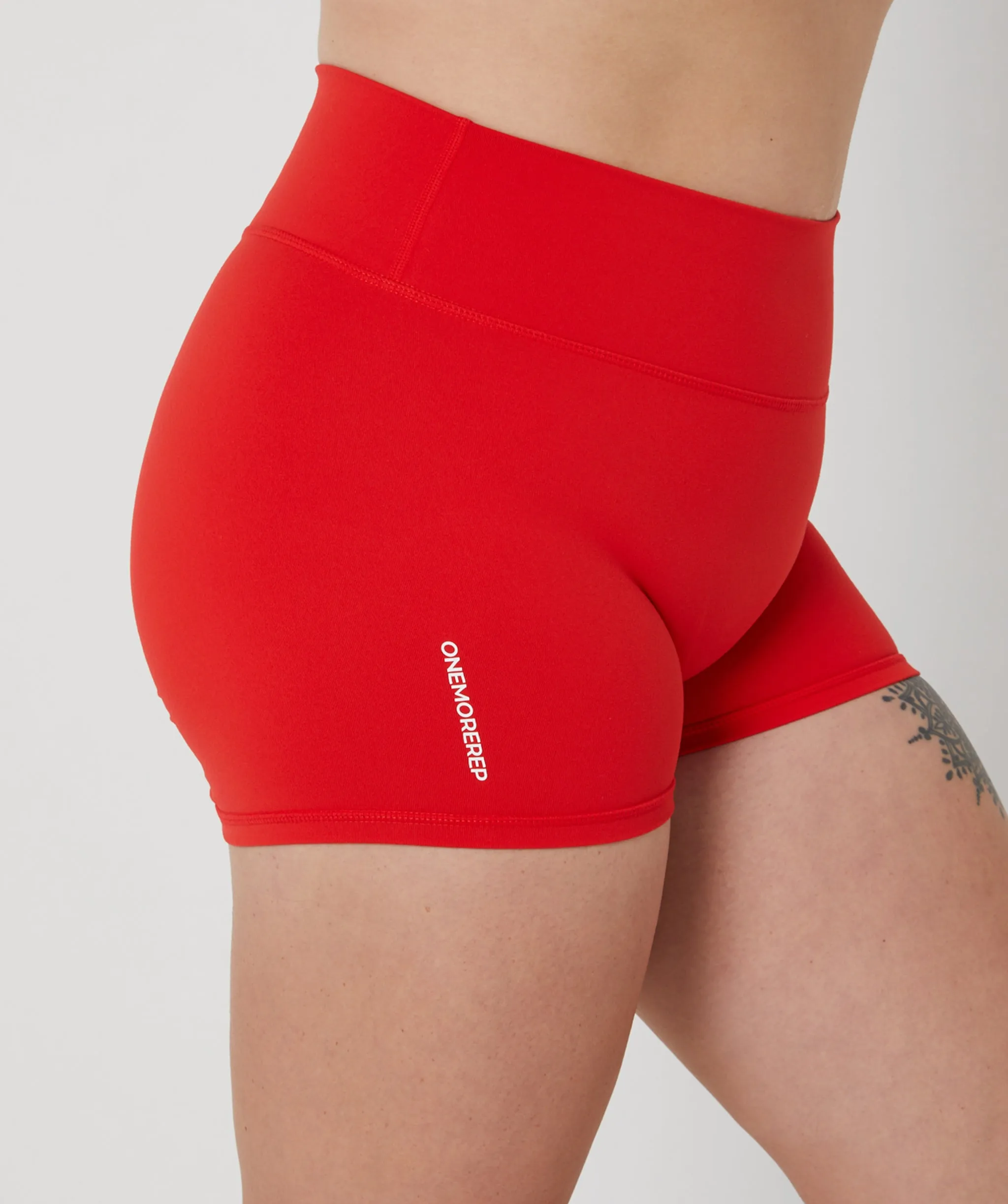 Core Scrunch True Booty Shorts Crimson
