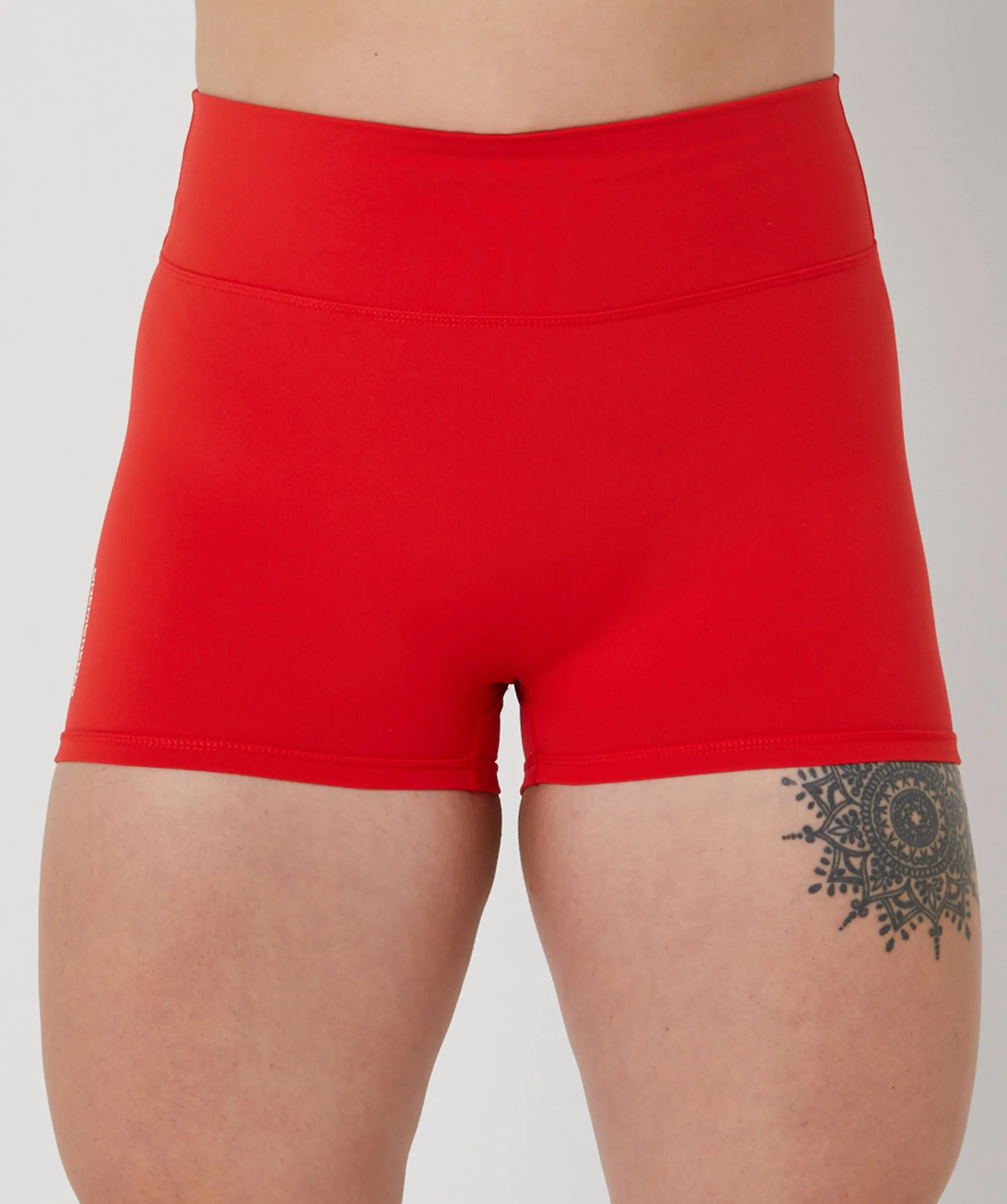 Core Scrunch True Booty Shorts Crimson