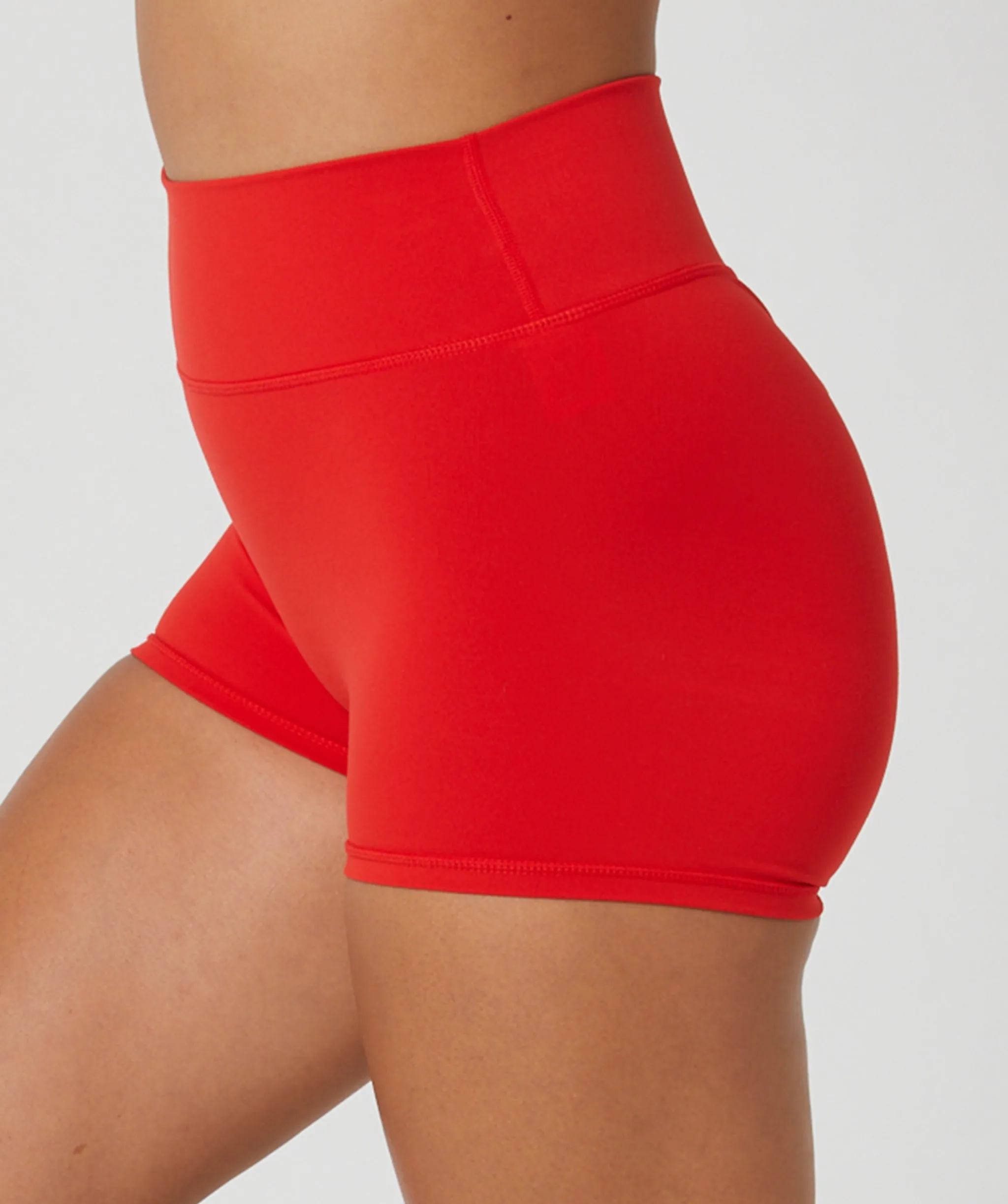Core Scrunch True Booty Shorts Crimson