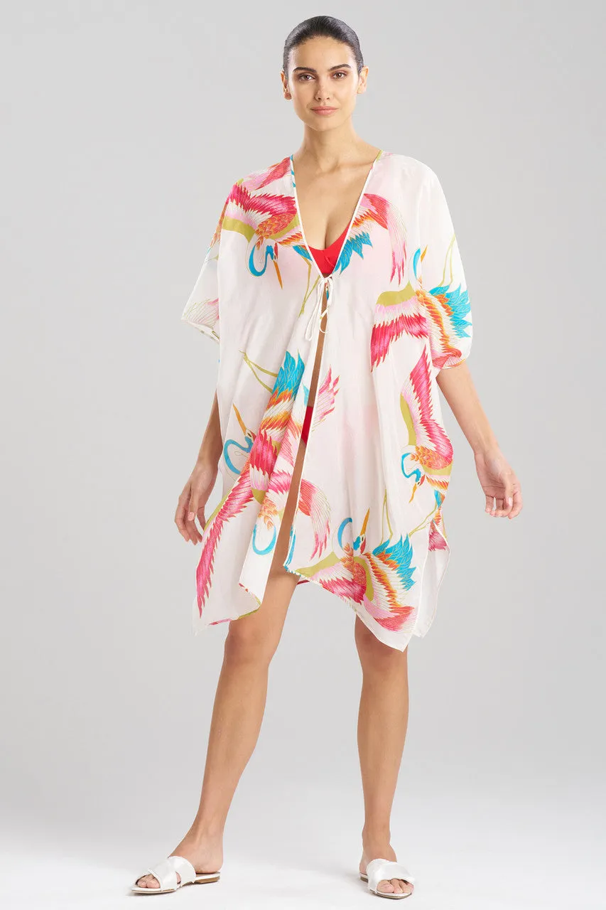 Crane Cotton Silk Sheer Cover-Up
