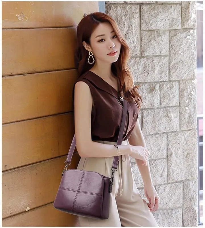cross-body bag Soft Leather Bucket Pouch