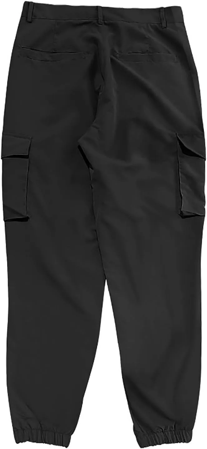 Ctreela Men's Cargo Joggers Pants Casual Sweatpants with Pockets Athletic Tapered Leg Pants Work Pants Tapered Sweatpants