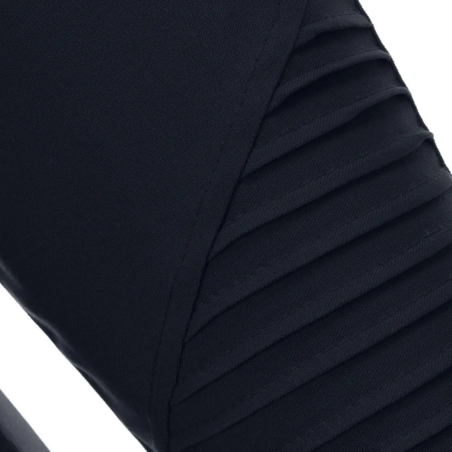 Dademeo Women Skinny Pants High Waisted Stretch Slim Pencil Trousers Ruched Side Zipper Workout Gym Leggings Skinny Tights