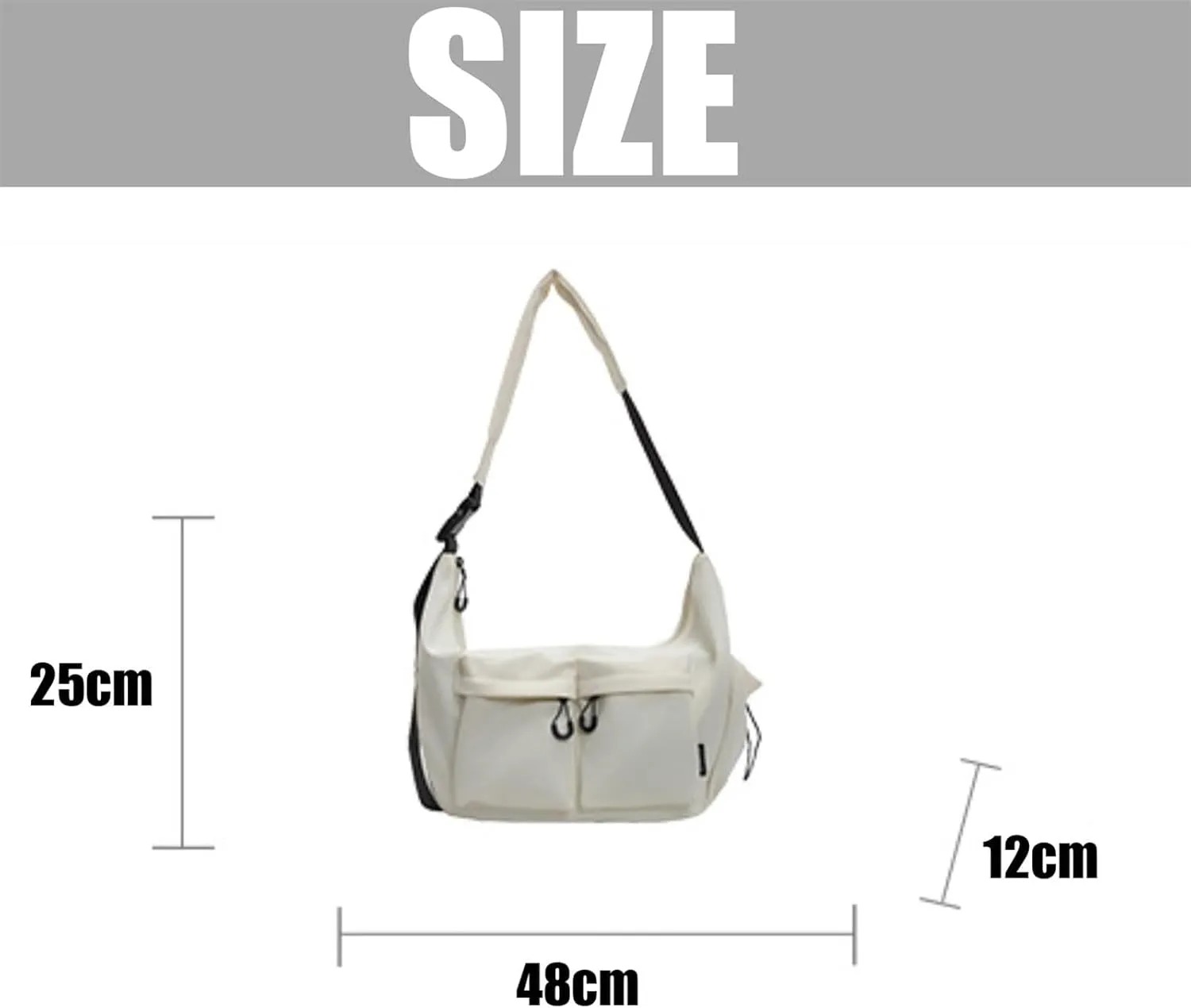 Dallaswind Large Capacity Messenger Bag, 2025 New Vintage Water Resistant Canvas Satchel Couples Casual Crossbody Bag