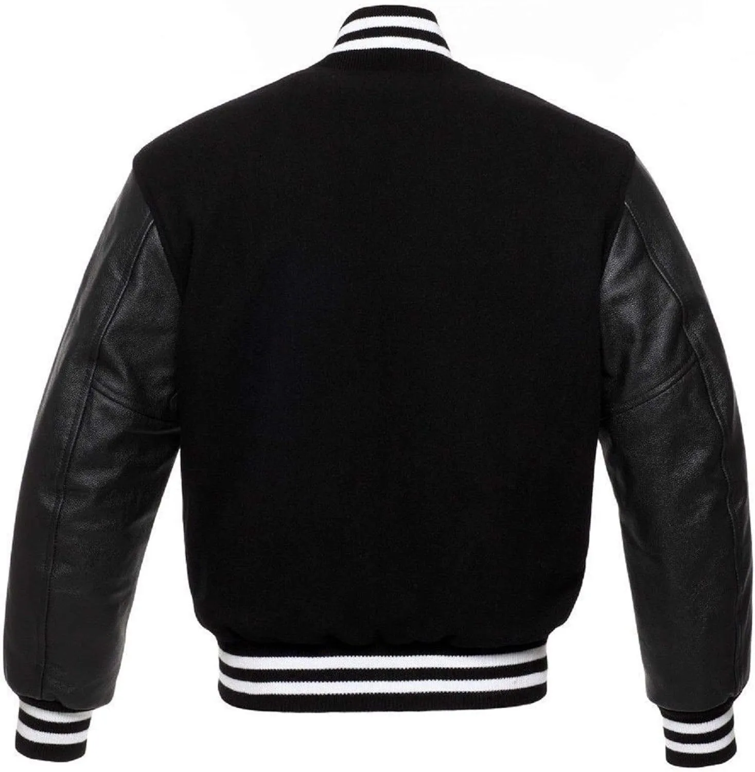 Deckra Boys Varsity Jacket Leather Arms Wool Polyester Quilted Kids/Children Varsity Jacket