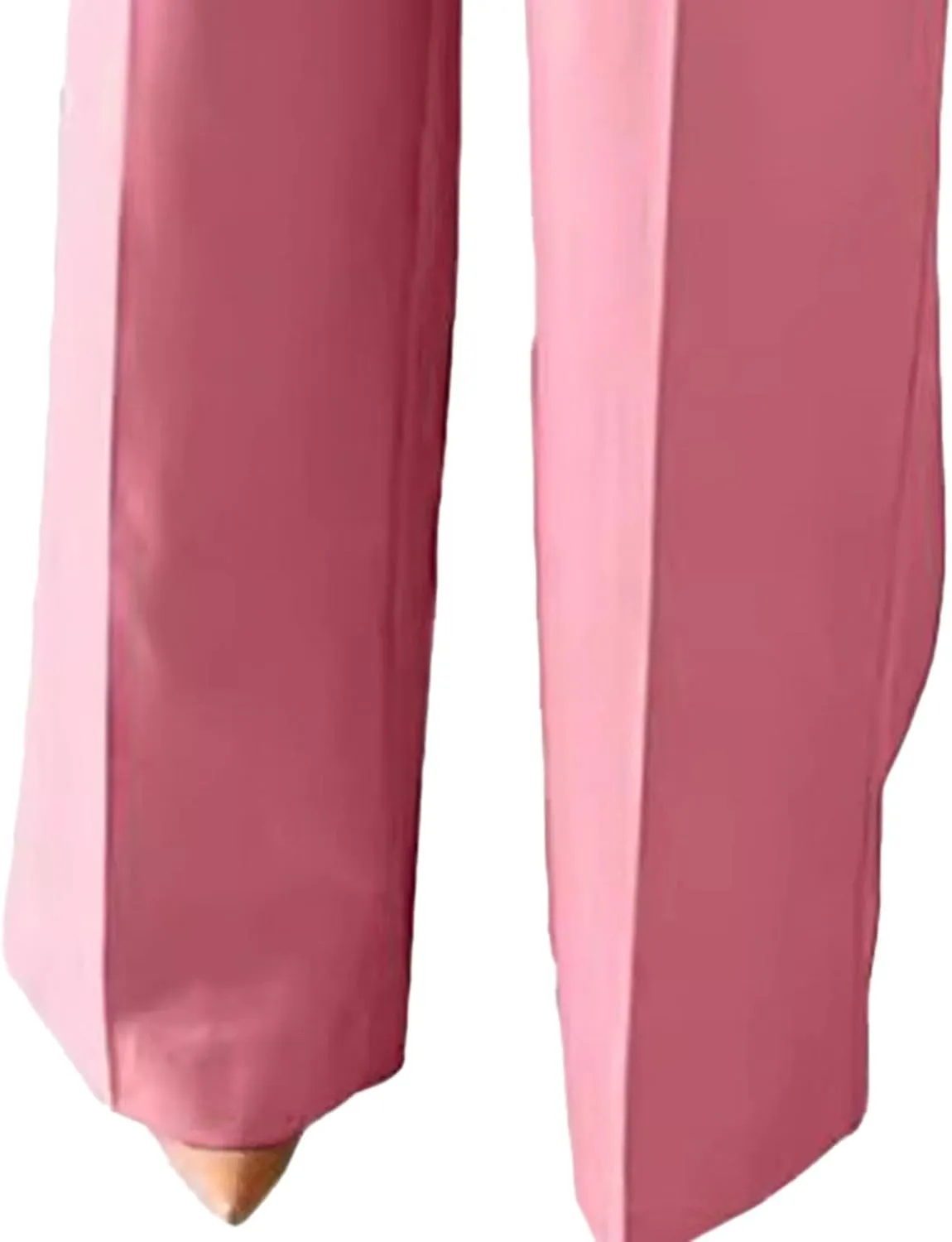DGHM-JLMY Women's Commuter high Waist Draped Trousers Temperament Straight Leg Wide Leg Pants Business Essentials Suit Pant