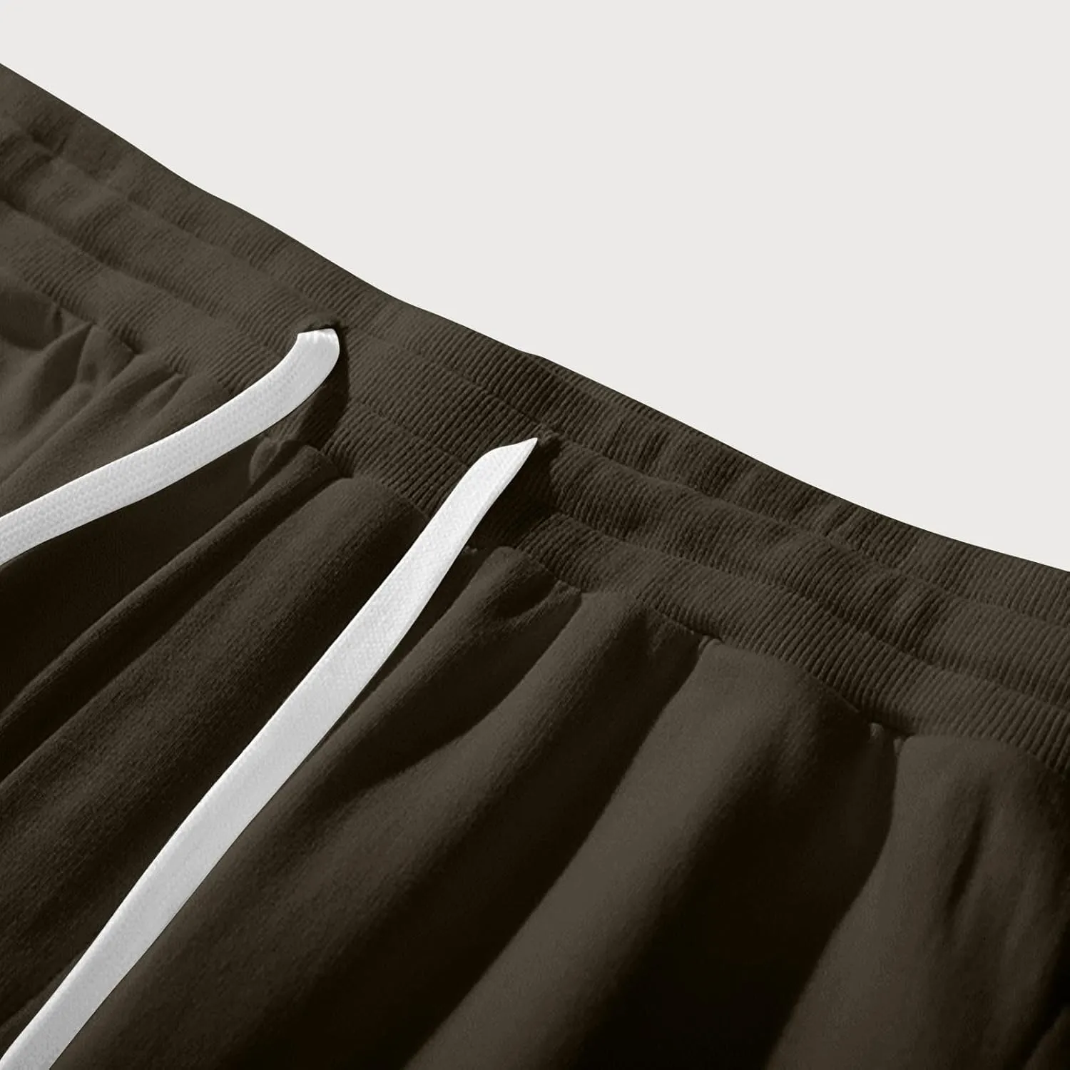 Drawstring Sweatpants Men Slim Fit Jogger Style Bottoms Workout Lounge Pants Daily Wear Elastic Waist Comfy