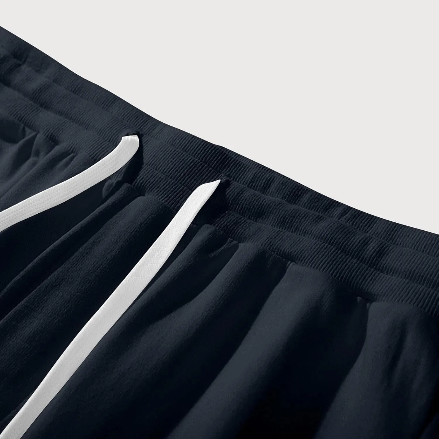 Drawstring Sweatpants Men Slim Fit Jogger Style Bottoms Workout Lounge Pants Daily Wear Elastic Waist Comfy