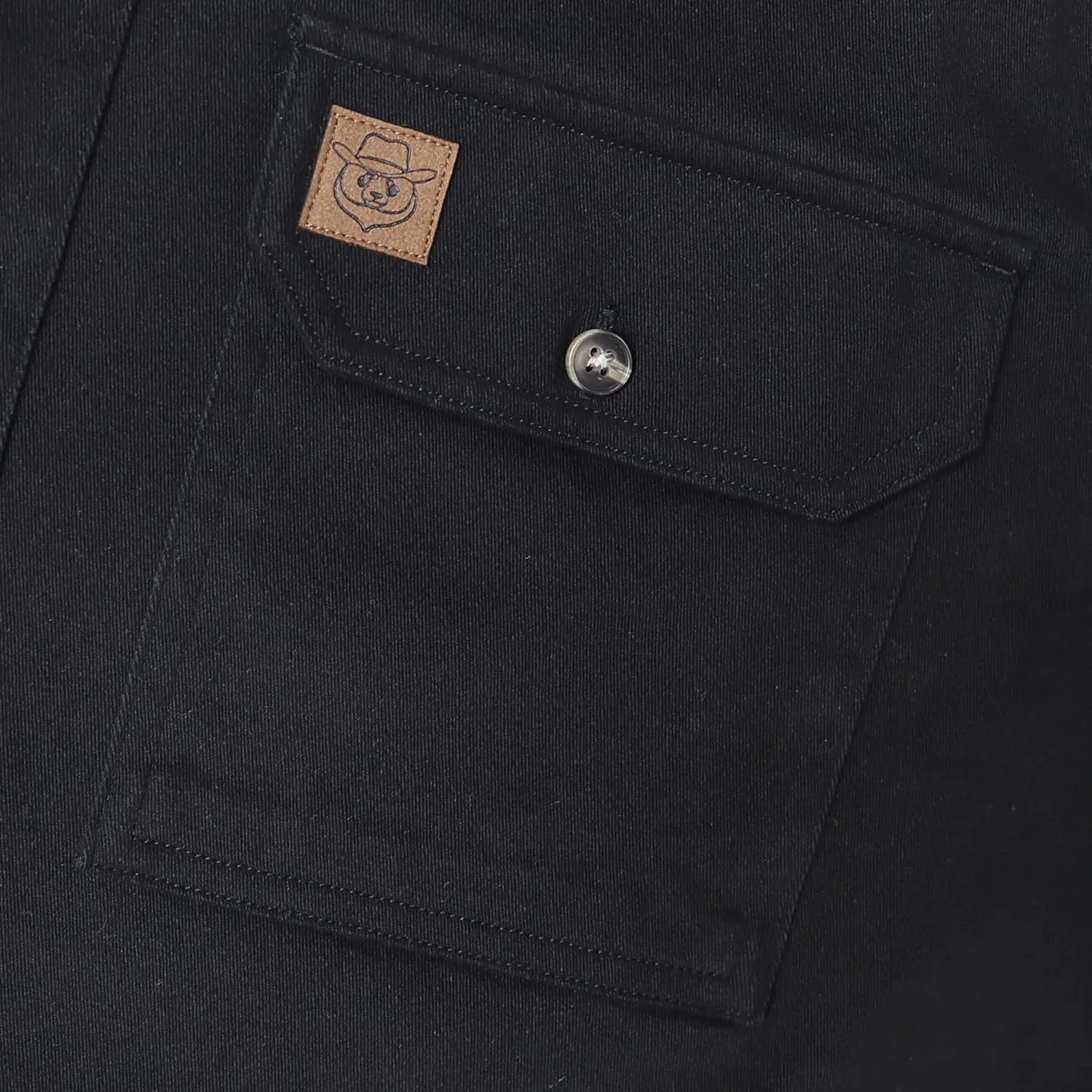 Dubinik?Mens Short Sleeve Button Down Shirts Denim Short Sleeve Shirt Men Two Pocket Western Soft Work Casual Denim Shirt