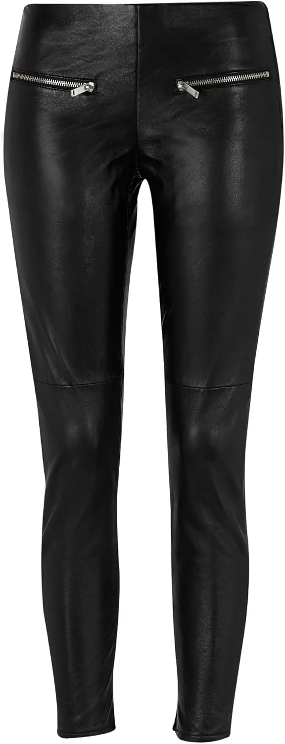 ellos Plus Size Skinny Leather Pants
