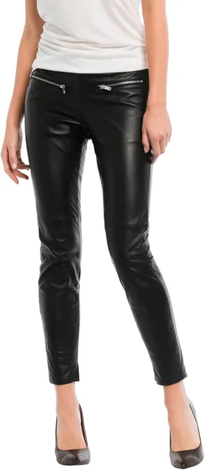 ellos Plus Size Skinny Leather Pants