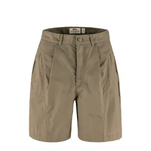 Fjallraven Womens Vardag Shorts Suede Brown